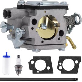 ZAMDOE 584913001 Carburetor Compatible for Husqvarna K970 K 970 Cut Off Saw, High Performance Carburettor Replaces 584913001 522942001, with Spark Plug