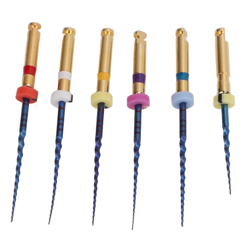 6pcs SX F3 Dental Endo Canal Files Large Taper Thermal