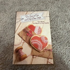 American Greetings Large Heartfelt Valentine's Day card for Son. American Greetings. Retails $5.29