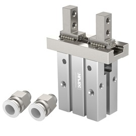 HNJPC Pneumatic finger cylinder small parallel grippers pneumatic fixture MHZ2-16D magnetic thread