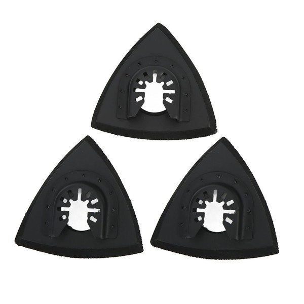 3 Piece Oscillating Triangle Sanding Pad, Multi-Tool Delta Sanding Pad