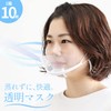 3R SYSTEMS Mouse Shield, Transparent Mask, Transparent Shield Mask, 10