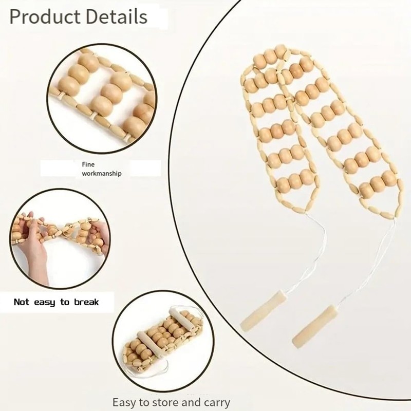 Rope Back Massager - 47.2 Inches Massager Tool for Back,