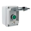 Antrader IP66 Outdoor Waterproof Green Button,Emergency Button with Protective Cover,Anti-Misoperation