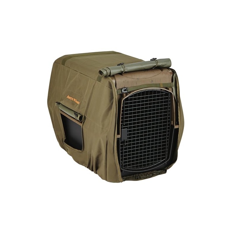 ArcticShield Uninsulated Kennel Cover, Medium, Winter Moss