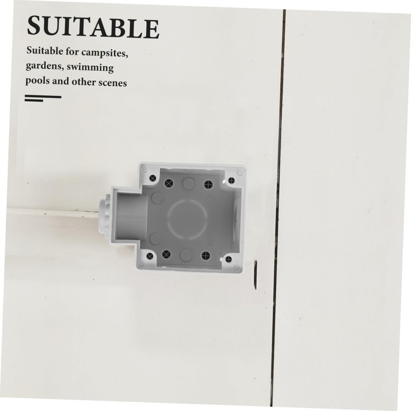 Outanaya 2Pcs Power Strip Protector Splash Outdoor Electrical Box for
