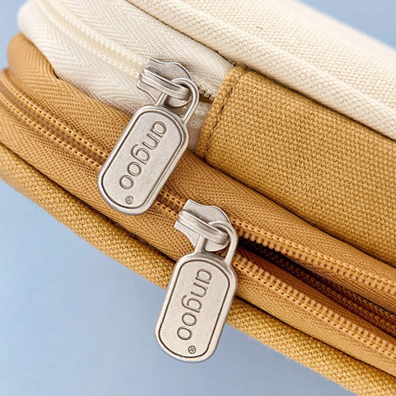 Large Capacity School Pencil Case Stationery Zipper Pocket Office Storage