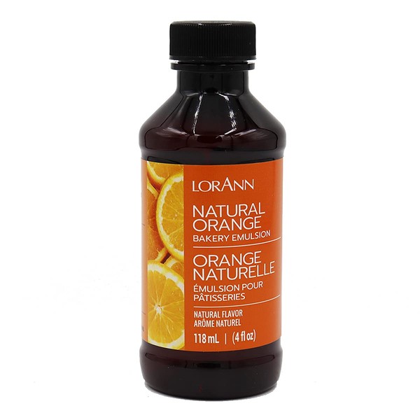LorAnn Orange Bakery Emulsion, 4 ounce bottle