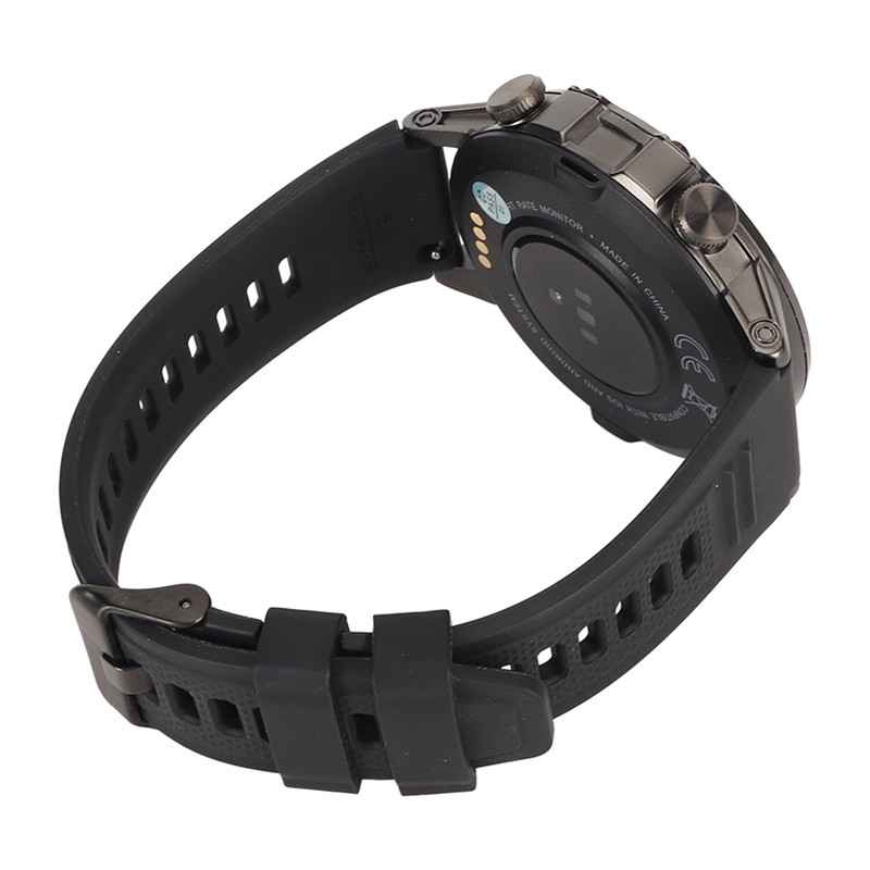 Black Outdoor Smartwatch with Speaker Waterproof Dustproof LCD Bluetooth Intelligent