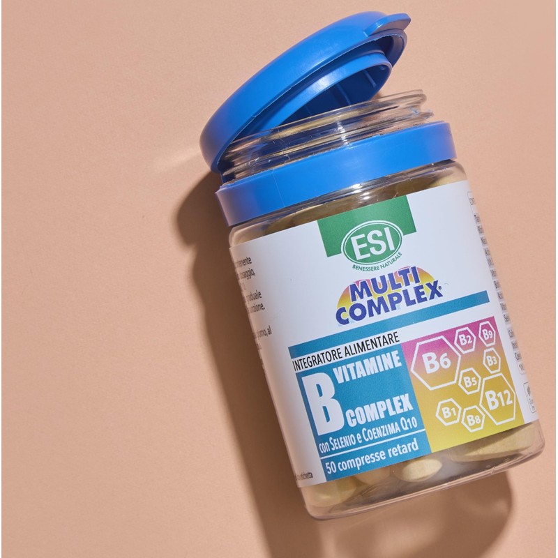 ESI - Multicomplex Vitamine B, Integratore Alimentare Multivitaminico del Gruppo