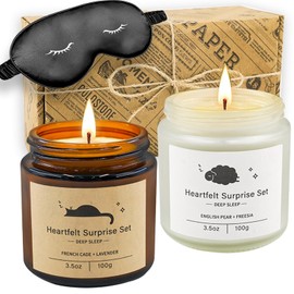 Sleep Candles Gifts for Women,Scented Candles Gift Set for Anxiety, Relaxation Gifts for Women,Gift for Mom, Friends, and Loved Ones Ideal for Valentine's Day, Birthdays