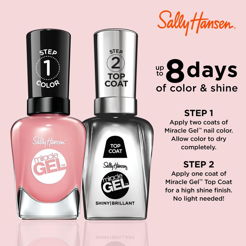 Sally Hansen Miracle Gel Salon Quality Nail Polish | Gel-Like