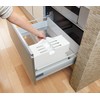 Richell Totono N Garbage Bag Storage Case for Drawers, White,