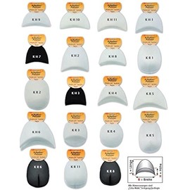 Kleiber KR 5 Haken-und Flauschband Schulterpolster Raglan, 50% Polyamid, Schwarz, 17 x 11,6 x 5 cm