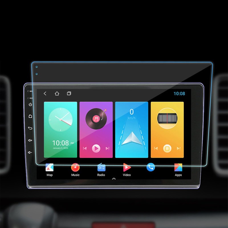 Navigation Screen Protector, Anti Glare Tempered Film with Anti Fingerprint