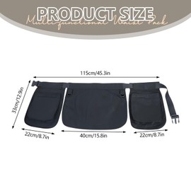 Maibiansm Waist Belt Apron Bag,Tool Belt for Women,Apron with Adjustable Waistband,Serving Apron with Adjustable Belt for Dog Trainer Apron,Waiter Apron,Garden Tool Belt,HairStylist Apron