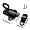 Hordion 4 Packs Self Closing Latch Spring Door Lock, Resilient
