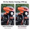 LED Flush Fork Turn Signal Brackets Running Light Fit for