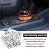 Aunginsy Car Gear Shift Switch Button Ring Trim Cover Compatible