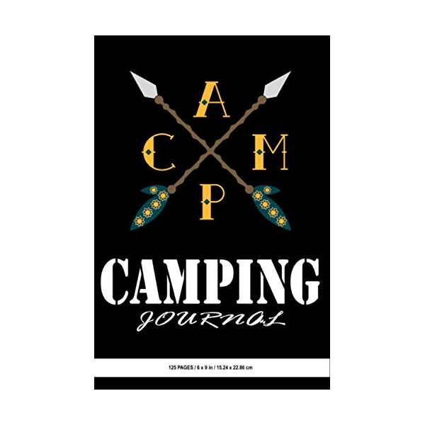 Camping, Camper's Logbook Journal Notebook: ordinary book Record Your Adventures,use