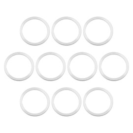 Be In Your Mind 10PCS Bicycle Chainring Bolt Spacers Washer Aluminum Alloy Double Ring to Single Gasket for Bike Headset Chainwheel Chainring 1mm Thickness 10mm Inner Diameter