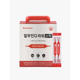 Nutri Garden [Nutri Garden] Albumin Q Power Stick 15g x 100 packets [Albumin complex 95% pineapple flavor vitality, vitality, stamina] / [뉴트리가든] 알부민Q 파워스틱 15g x 100포[알부민복합물95%/파인애플맛/활기,활력,체력]