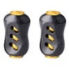 VISPREA Carbon Fiber Knobs 2pcs Fit Shimano Daiwa Daiwa Abu