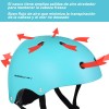 7pzs Kit De Proteccion Casco Codo Mano Patinaje Rodilla Niño