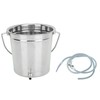 Enema Bucket Kit Stainless Steel Reusable Home Colon Cleansing Bucket