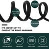 FRCOLOR Spiral Lock Hair Tie Dreadlock Accessory PU Leather Long