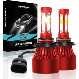 9005 HB3 H10 LED Faros para Delanteros,6500K Luz Blanca, 200W 30000LM