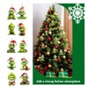 Christmas Tree Ornaments 10Pcs G-rinch Acrylic Hanging Pendants Cute Cartoon