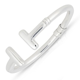 MAX + STONE Lightweight 925 Sterling Silver Bracelets for Women | Hypoallergenic Open Bar Bracelets for Women | 925 Sterling Silver Bangle Bracelets for Women | Perfect for Any Occasion