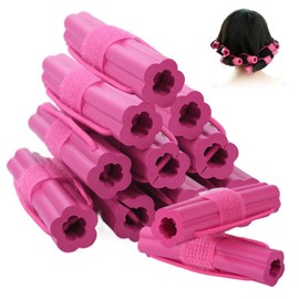 6pcs Foam Hair Roller Reusable Soft Sponge Roller for Long Hair No Clip Comfortable Curler Hair Styling Tool