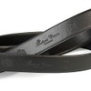 Anthoni Crown Men's Belt, Black (Black 010)