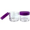 Beauticom 6 Pieces 30G/30ML Round Cosmetic Sample Pot Jars Container
