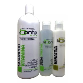 Labonté Kit Cabellos Procesados Shampoo Vitamina + Seda + Keratina