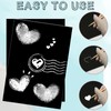 Scratch Paper Art Set, 30 Sheets Black Coated Scratching Board,