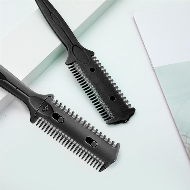 Soft 'N Style 3 Pack Double Sided Comb and Trimmer