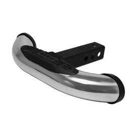 Cobra-Tek Chrome Stainless Steel Universal Fit Truck Hitch Step - Compatible with Chevy, Ford, Toyota, GMC, Dodge RAM, Jeep | Fits 2" Hitch Receivers | Easy Access to Truck Bed & Cargo | 18 in Wide