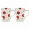The Leonardo Collection LP94597 Poppy Field Mugs (Set of 2),