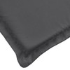 SKM Garden Bench Cushion Melange Anthracite Fabric (100% Polyester),Anthracite (Weight