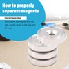 MIN CI 36 Pack Strong Magnet 20lbs Pulling Force 16mm