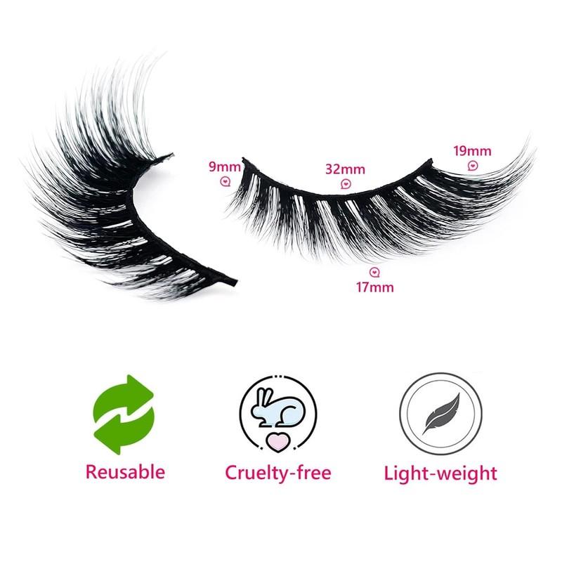 Cat Eye Eyelashes Mimic Eyelash Extensions Wing Eyelashes L Curl