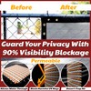 Amgo Custom Made 6' x 6' Grey Fence Privacy Screen