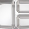 Lunch Box 3 Compartments 304 Stainless Steel Plastic Matching Spoon