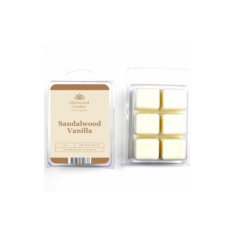 Sherwood Garden Home Fragrances Sandalwood Vanilla Soy Wax Melts 70