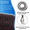 Premium Anchor Rope 50 ft x 3/8 inch, Solid Braid