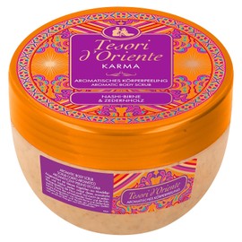 Tesori d'Oriente Karma Body Scrub, Aromatic Body Scrub, Wellness Rituals for Body and Senses, 300 ml