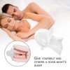 2PCS Transparent Silicone Anti Snoring Device Sleep Apnea Aid Stop